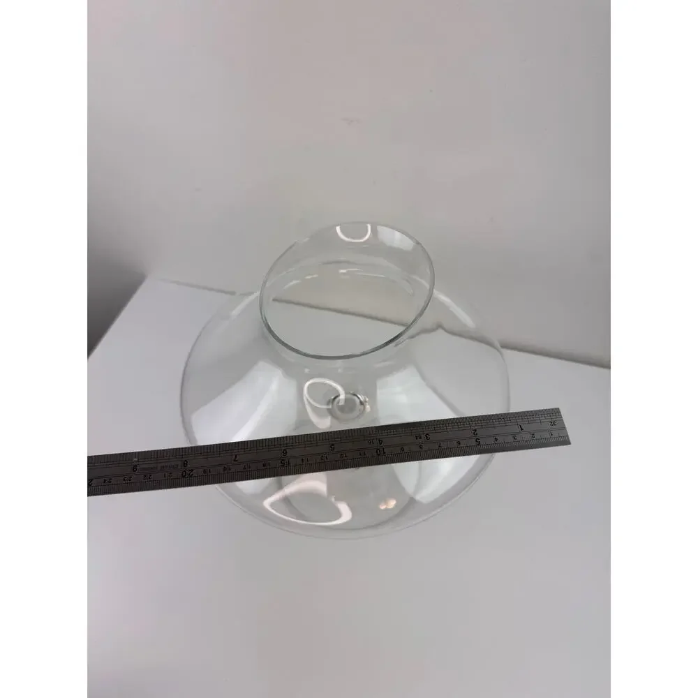 LARGE Clear Wine Decanter Lead-Free Crystal Glass Casual Drinking Hand Blown